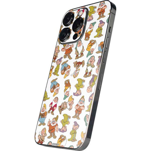 Disney Snow White Dwarfs Pattern iPhone 14 Pro Skin
